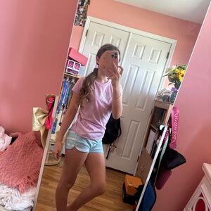 Blue and White Shorts